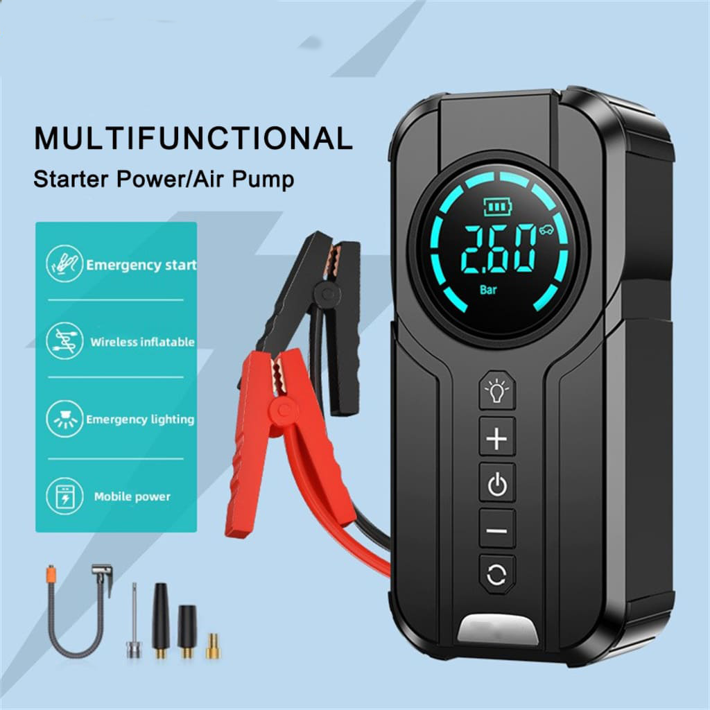 Jump Starter with Air Compressor